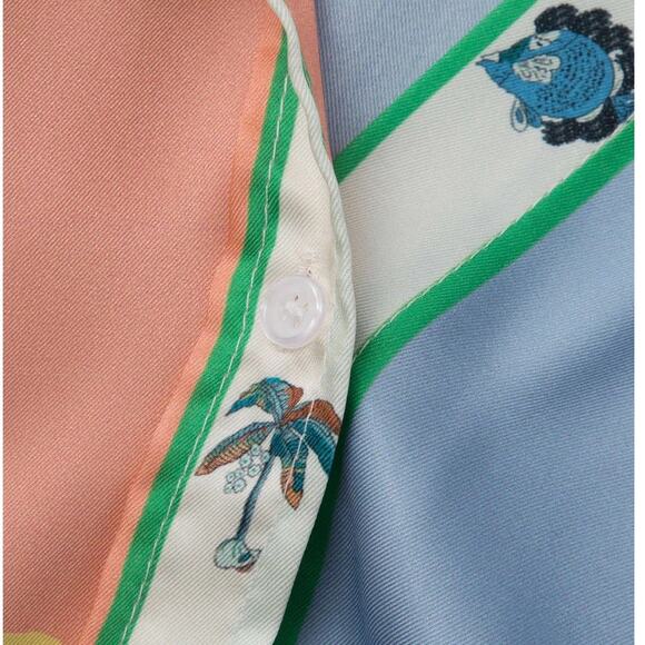 Micas Colorblock Button Up Long Sleeve Shirt M NWT - Picture 4 of 6